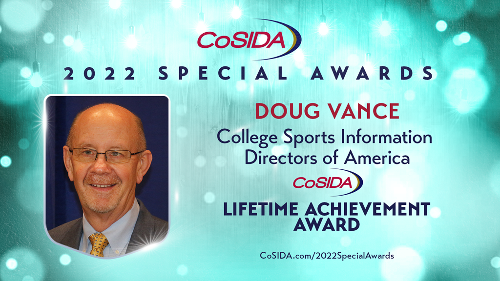 2022 Special Awards Salute: Doug Vance (CoSIDA), Lifetime Achievement Award